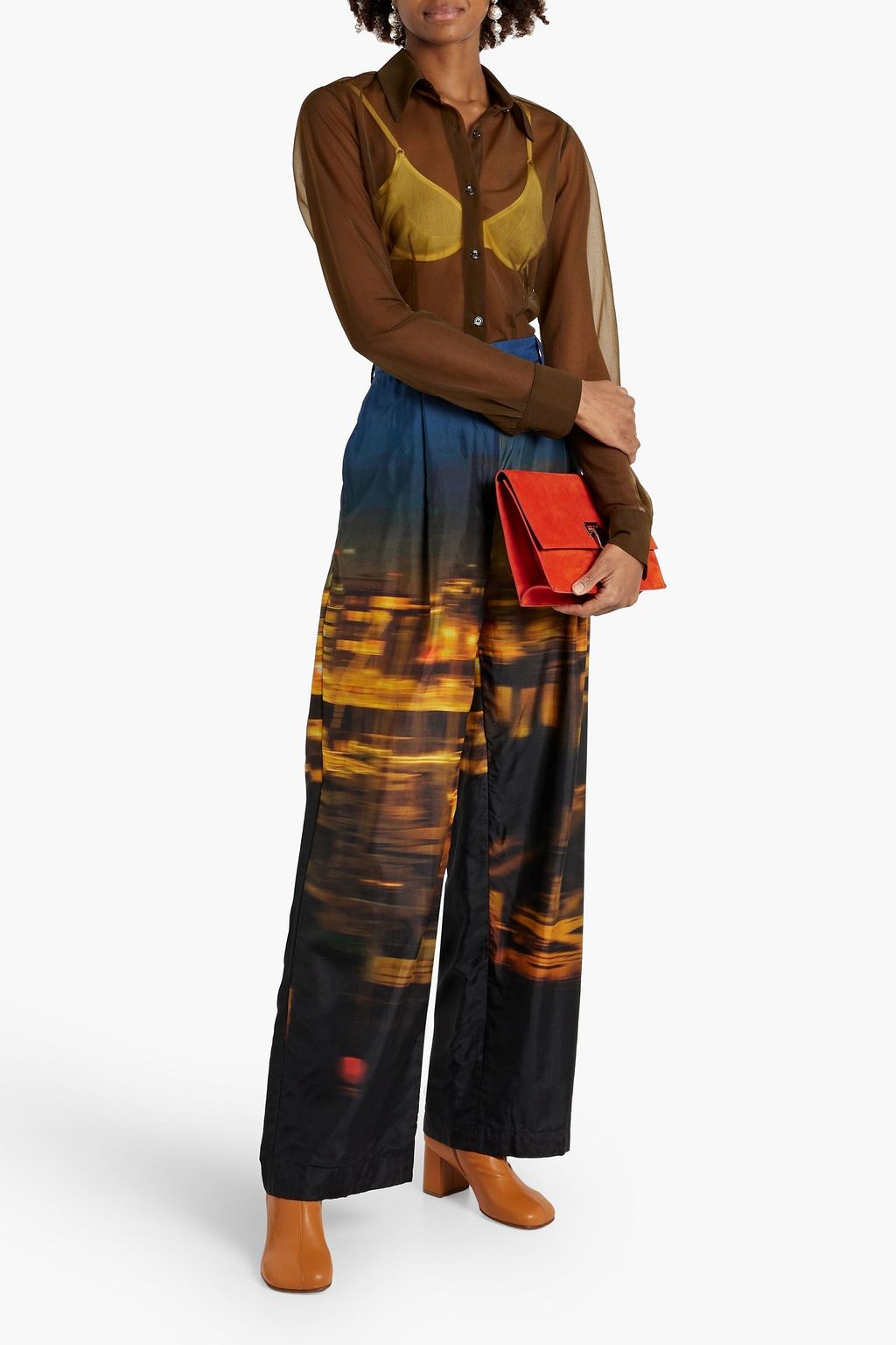 DRIES VAN NOTEN Chiffon shirt