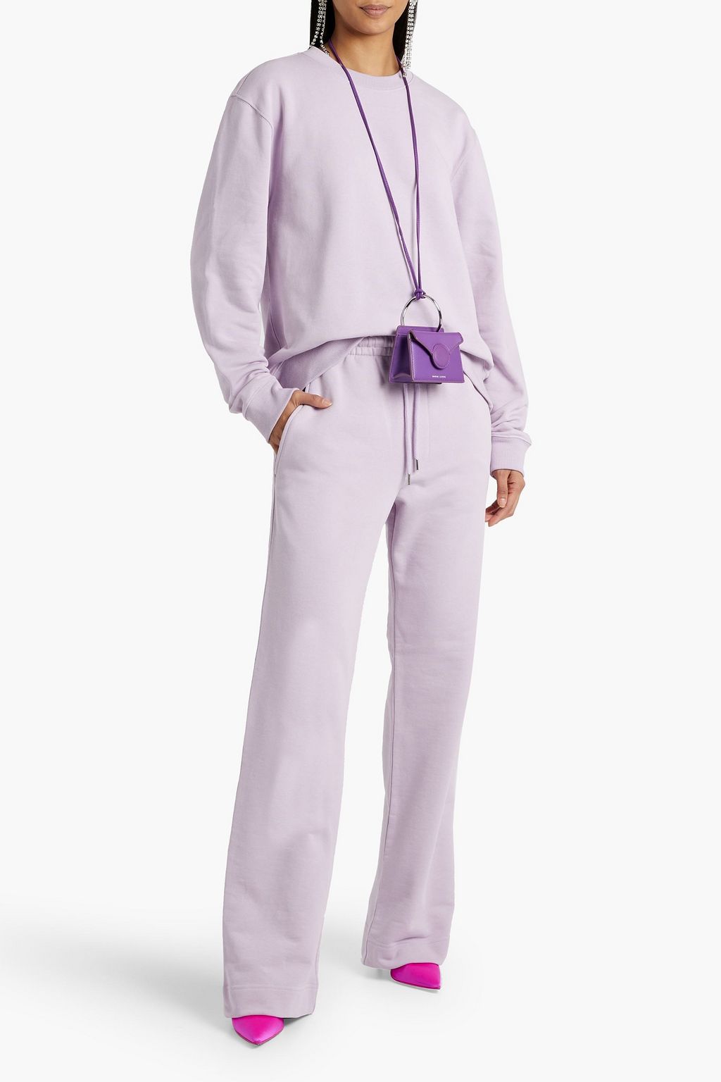 DRIES VAN NOTEN French cotton-terry sweatshirt