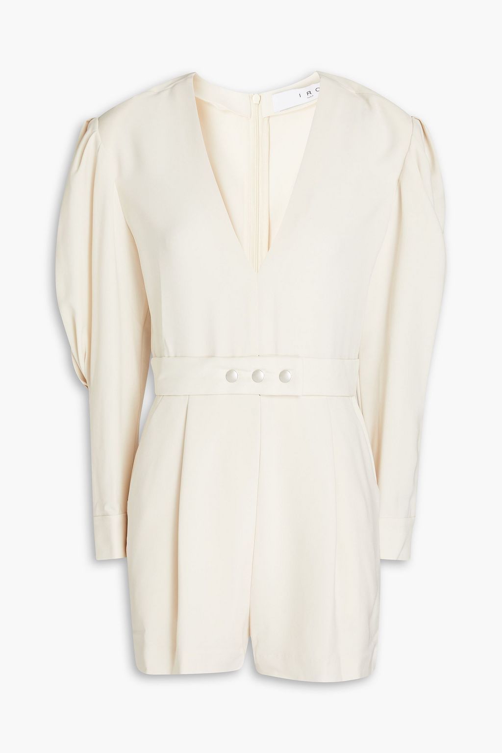 IRO Narma pleated crepe playsuit THE OUTNET