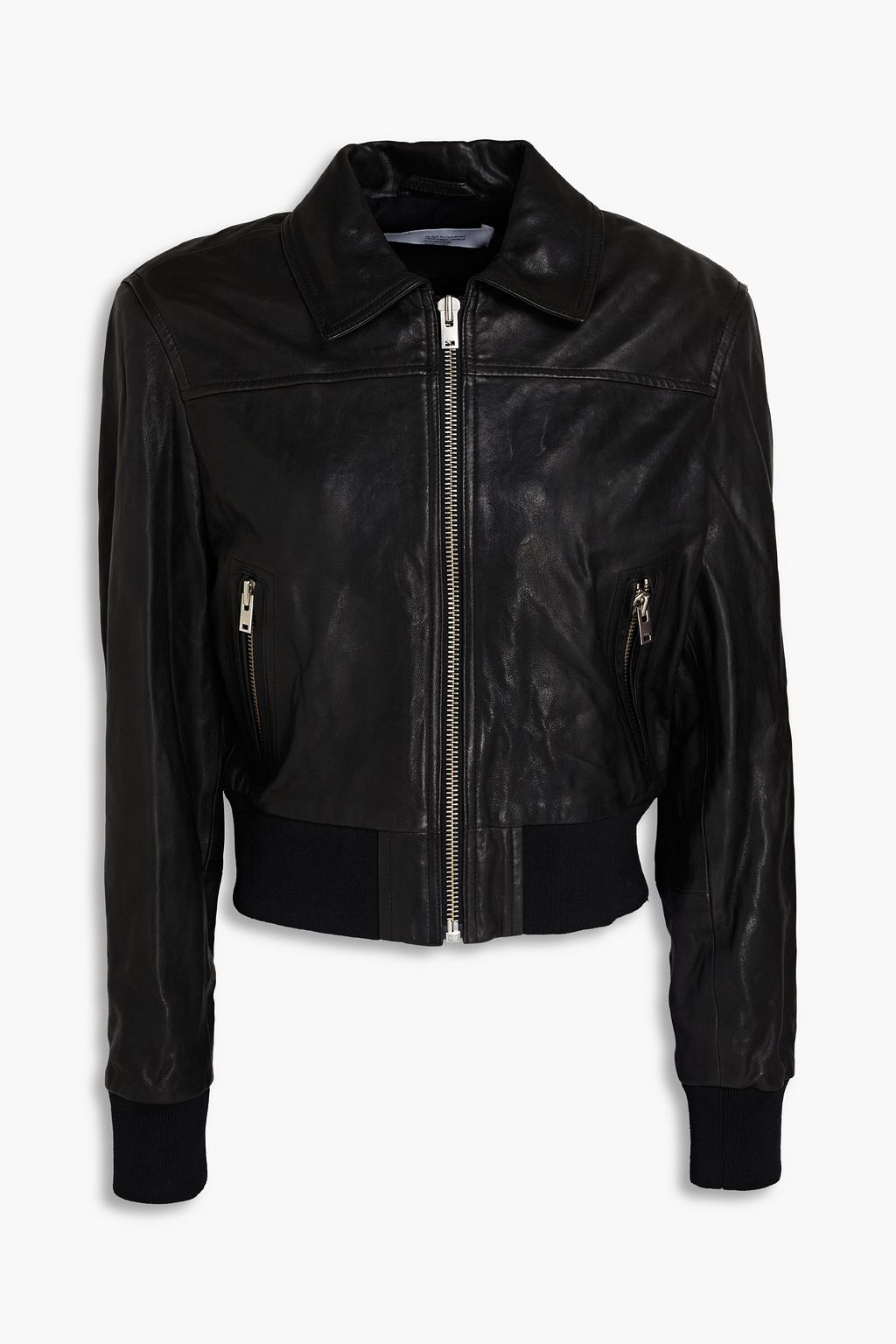 IRO Flatey leather bomber jacket | Sale up to 70% off | THE OUTNET