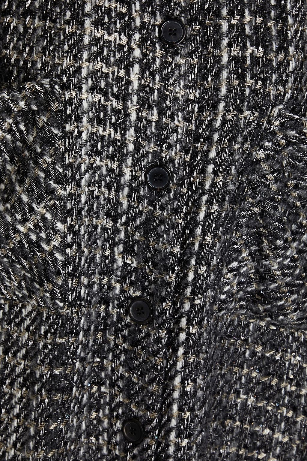 IRO ツイード ジャケット スパンコール付き メタリック