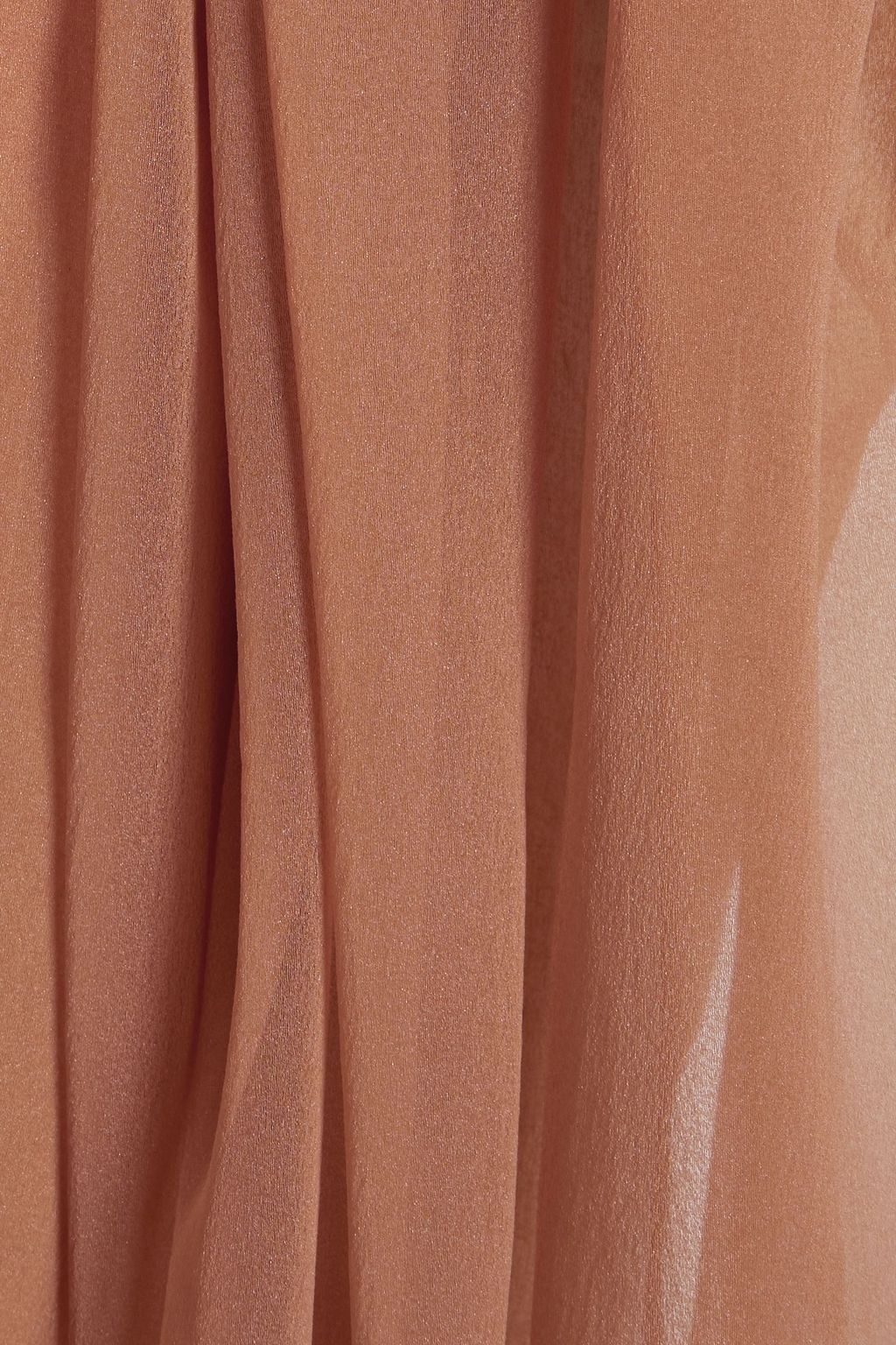 DRIES VAN NOTEN Draped chiffon mini skirt