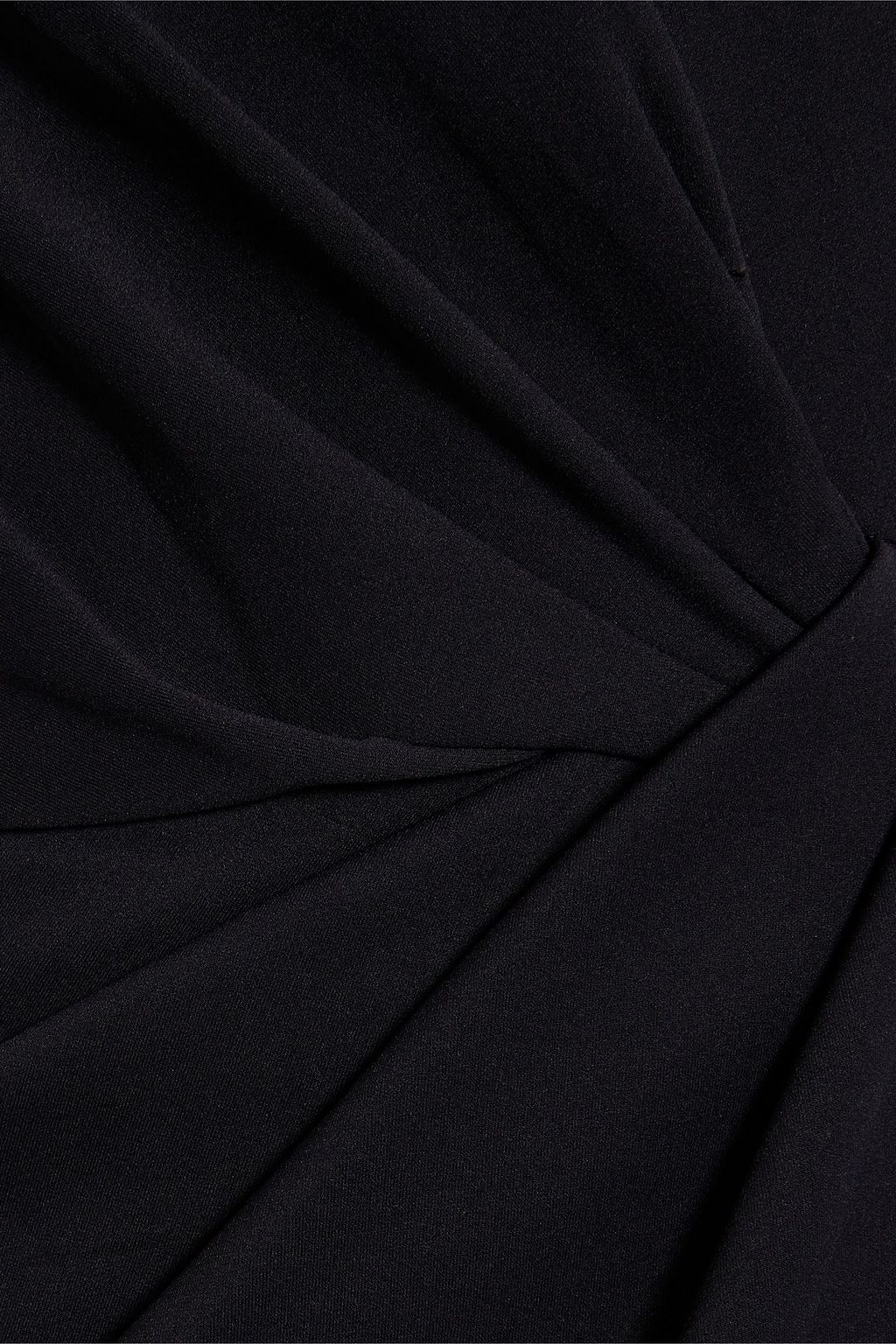 HALSTON فستان سهرة ’سيليستي’ بكتف واحد من قماش بونتي بتصميم منسدل