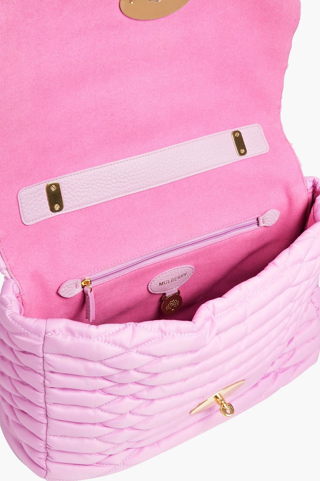MULBERRY Oversized Lily quilted shell shoulder bag