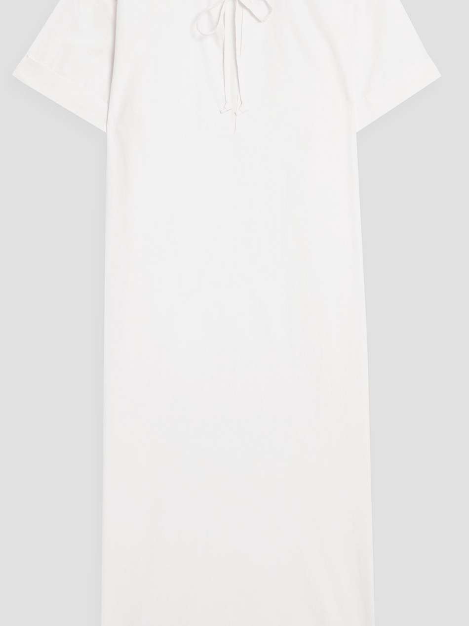 cotton-poplin midi dress