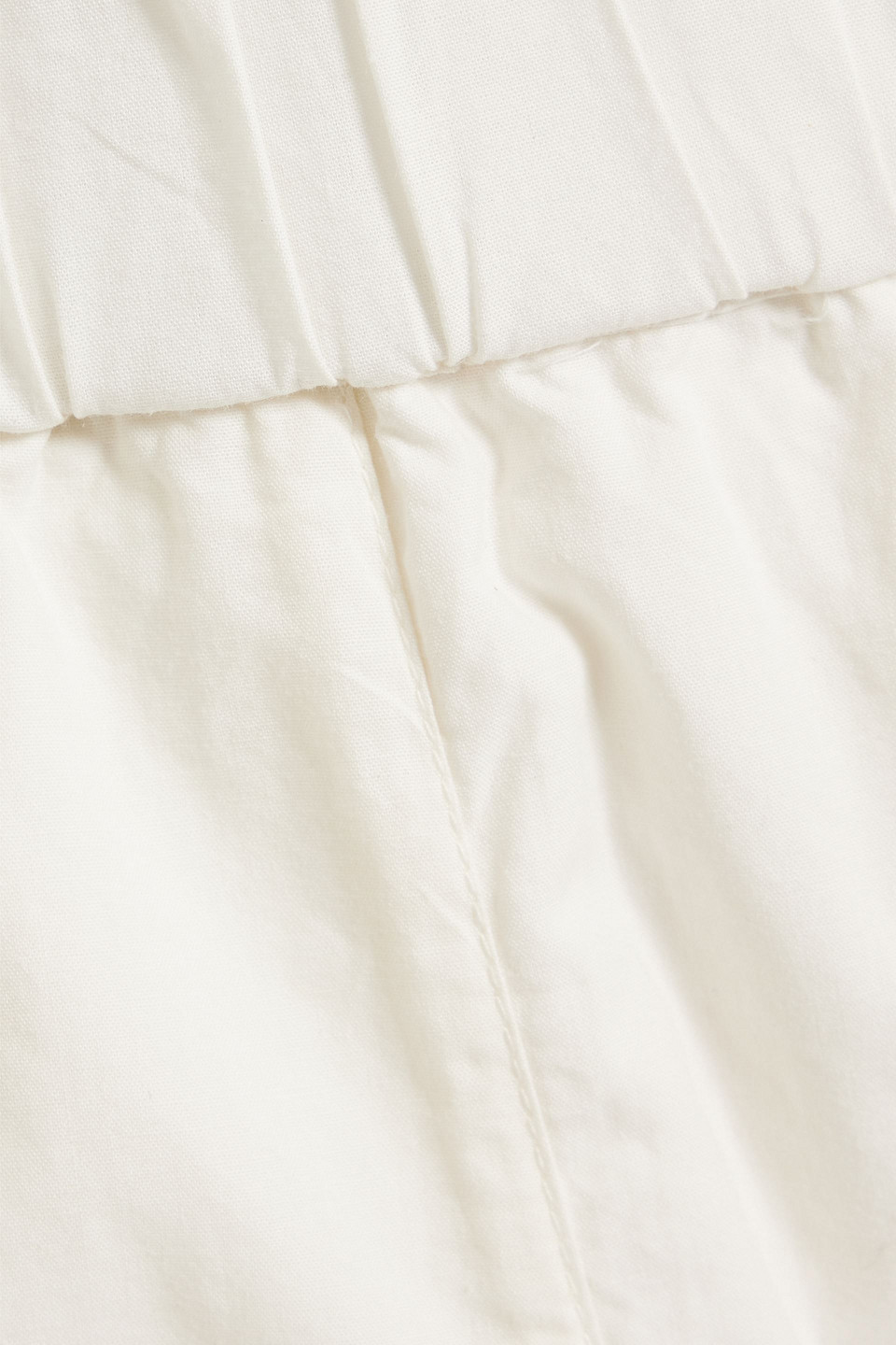 Onia Cotton-poplin Shorts In Ivory
