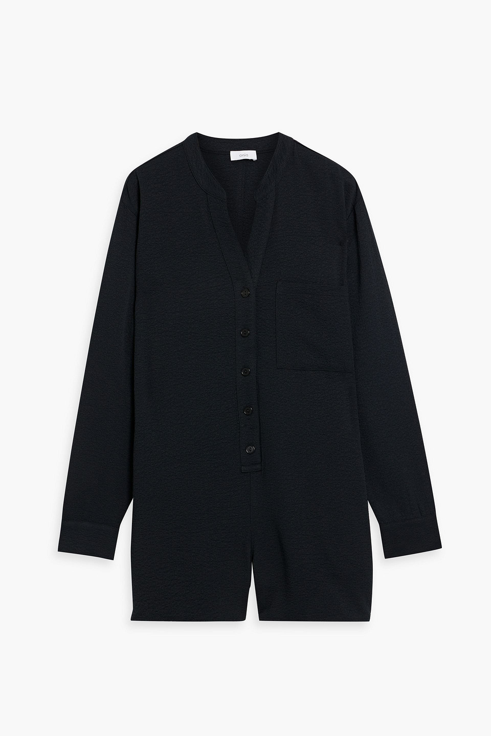 Onia - Cloqué playsuit - Black - L
