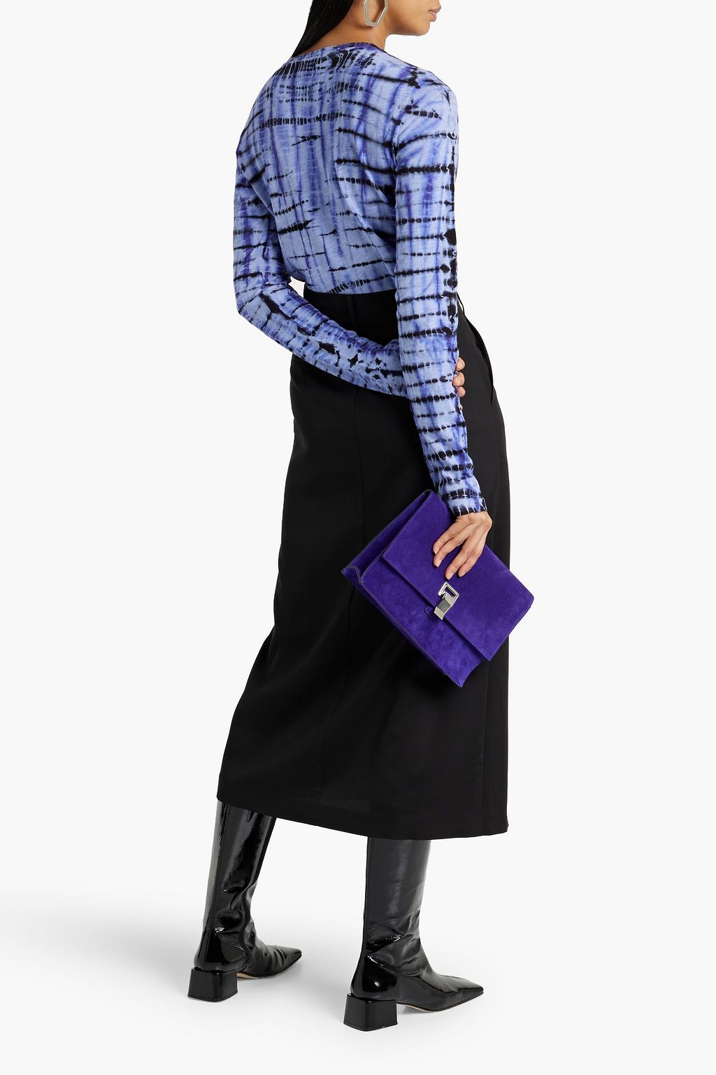 PROENZA SCHOULER Tie-dyed cotton-jersey top