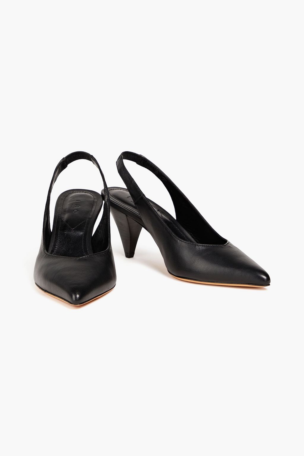 IRO Leather slingback pumps THE