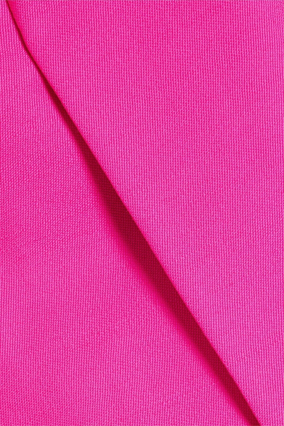 Shop Oscar De La Renta Neon Wool And Mohair-blend Blazer In Bright Pink