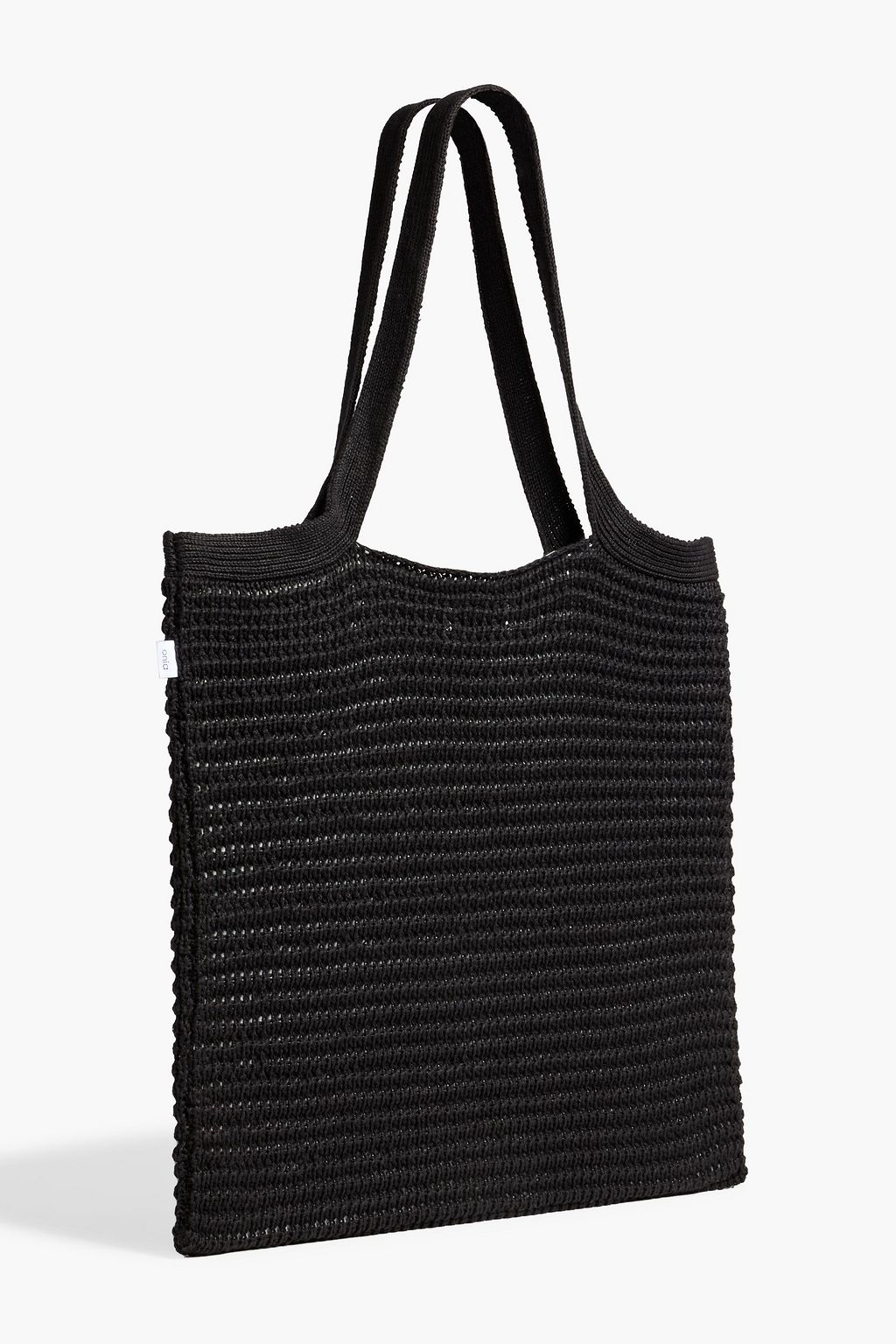 ONIA Open-knit linen tote