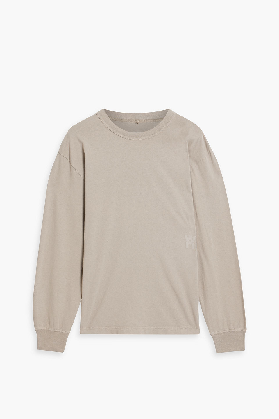 alexanderwang.t Printed cotton-jersey top