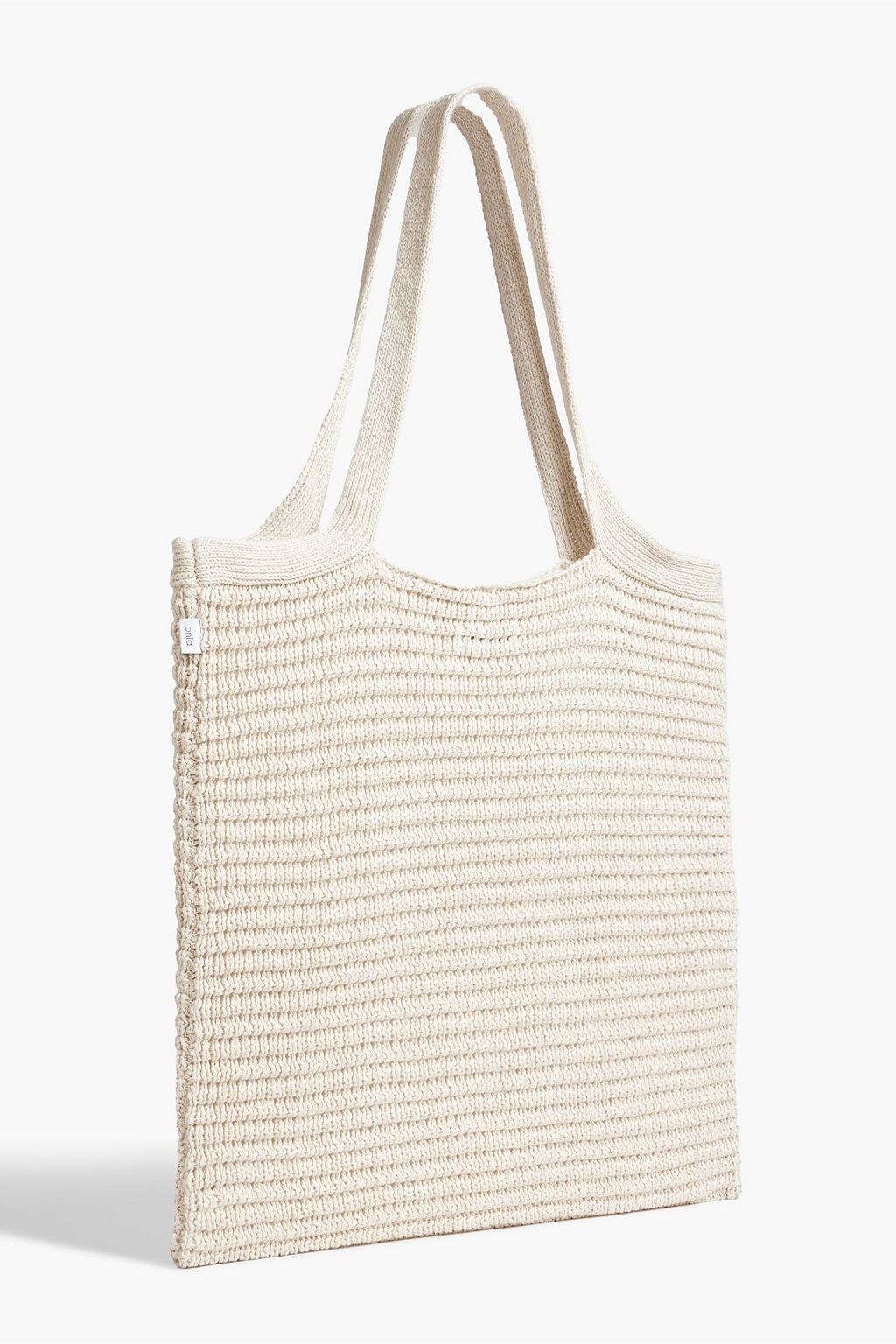 ONIA Open-knit linen tote
