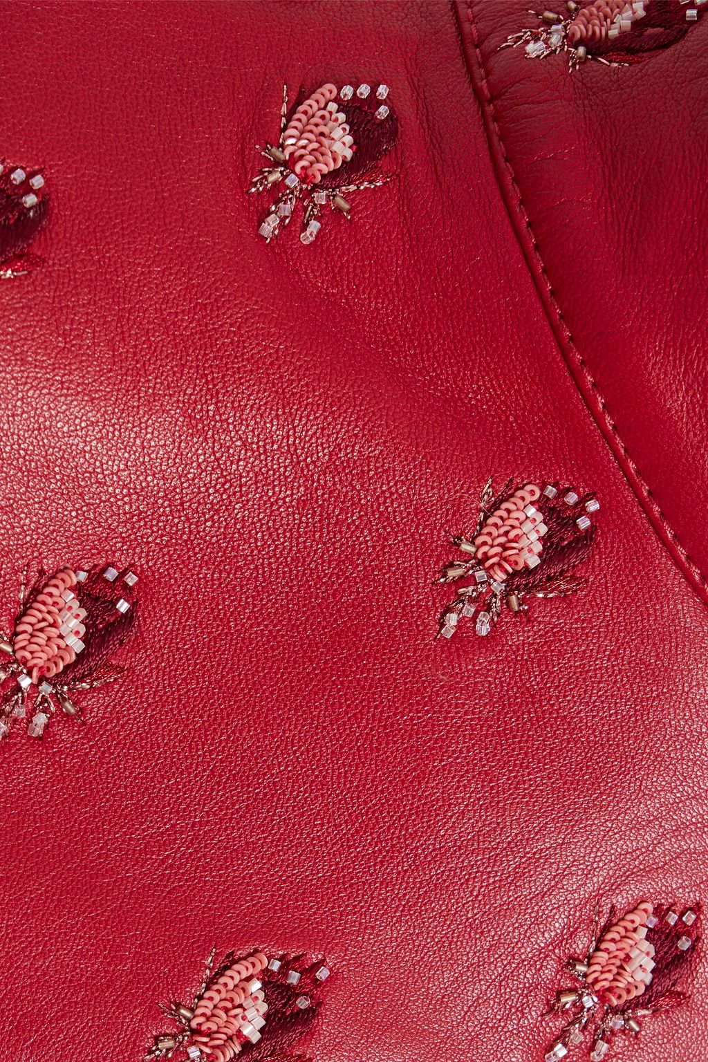 VALENTINO GARAVANI Embellished leather collar