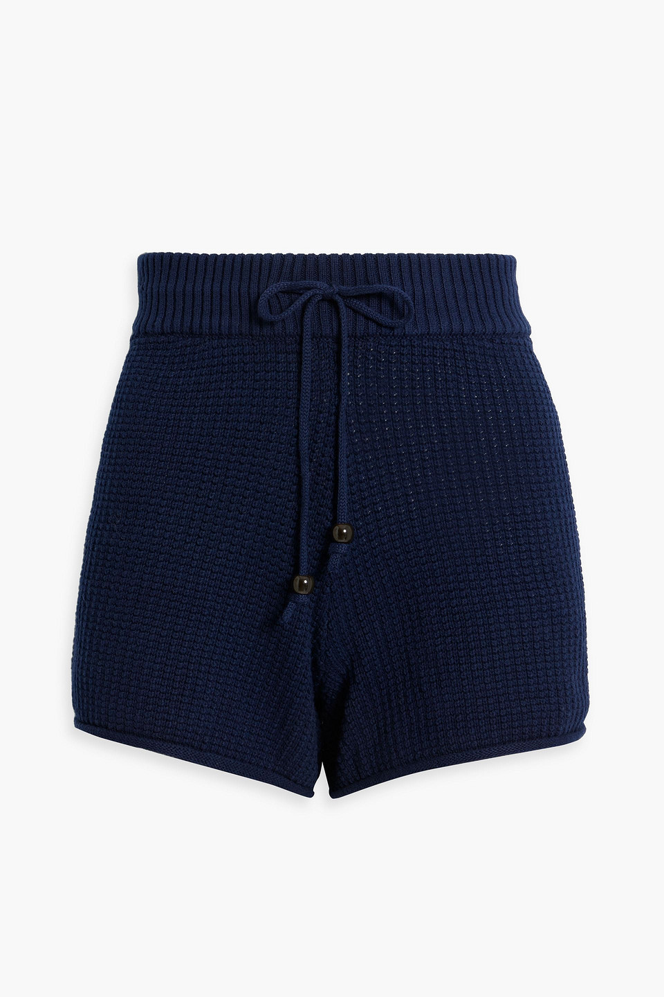 Onia Crochet-knit Cotton Shorts In Navy