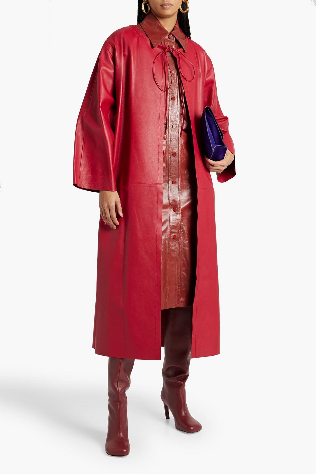 VALENTINO GARAVANI Leather coat