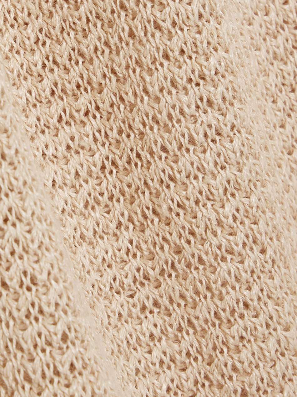 linen midi slip dress