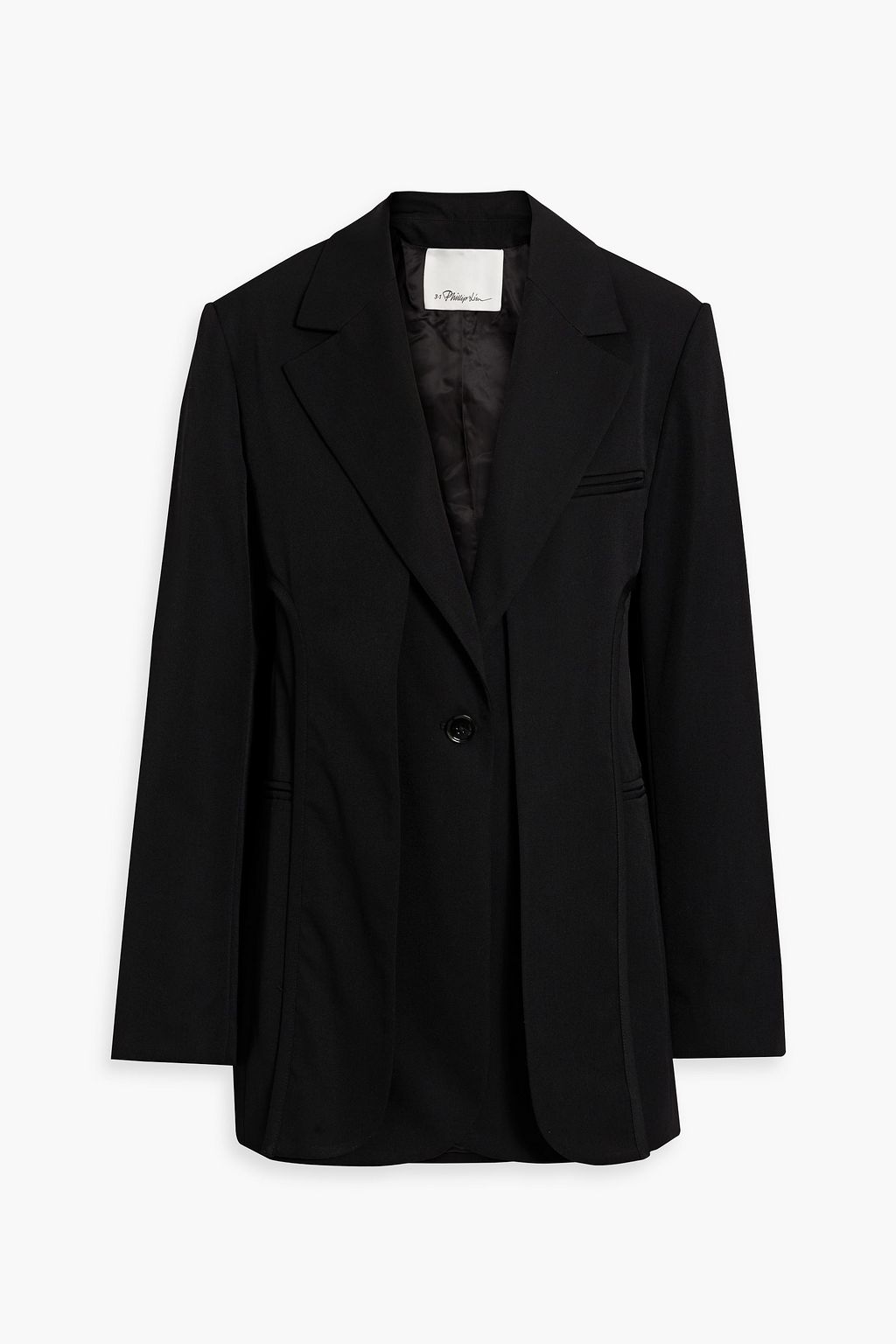 3.1 PHILLIP LIM Layered wool-blend blazer | Sale up to 70% off | THE OUTNET