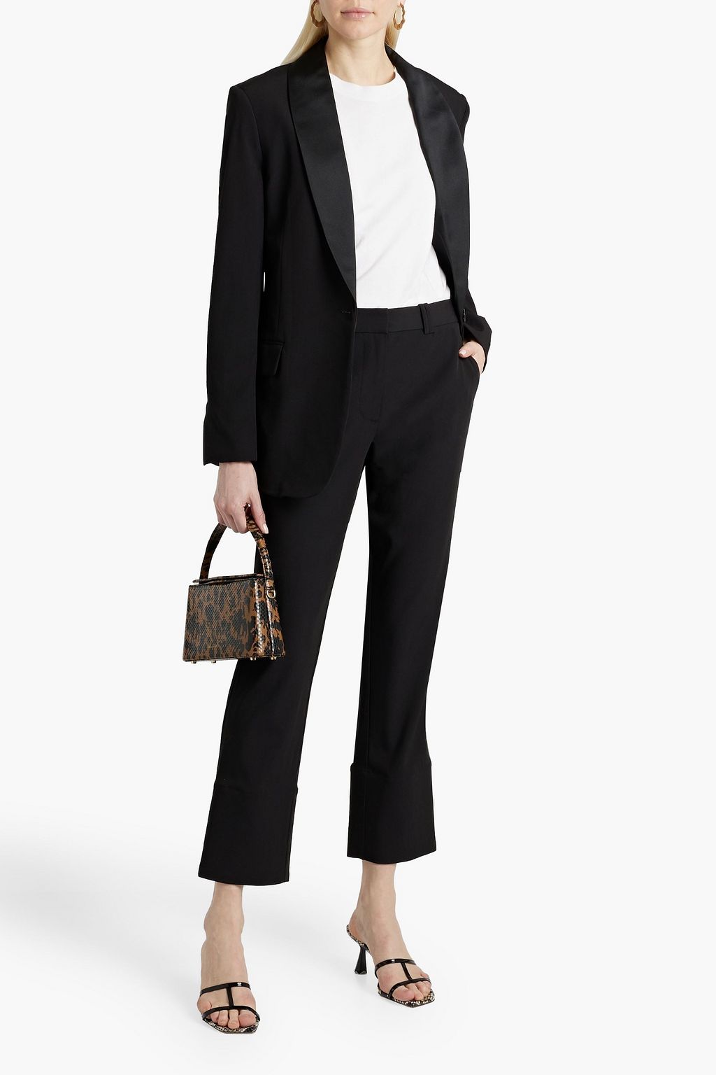 3.1 PHILLIP LIM 울 혼방 크롭 스트레이트 레그 팬츠