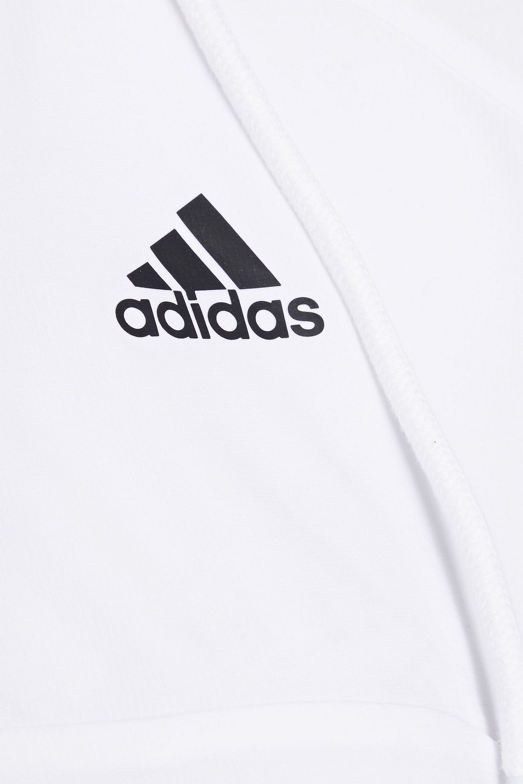 ADIDAS Printed jersey hoodie