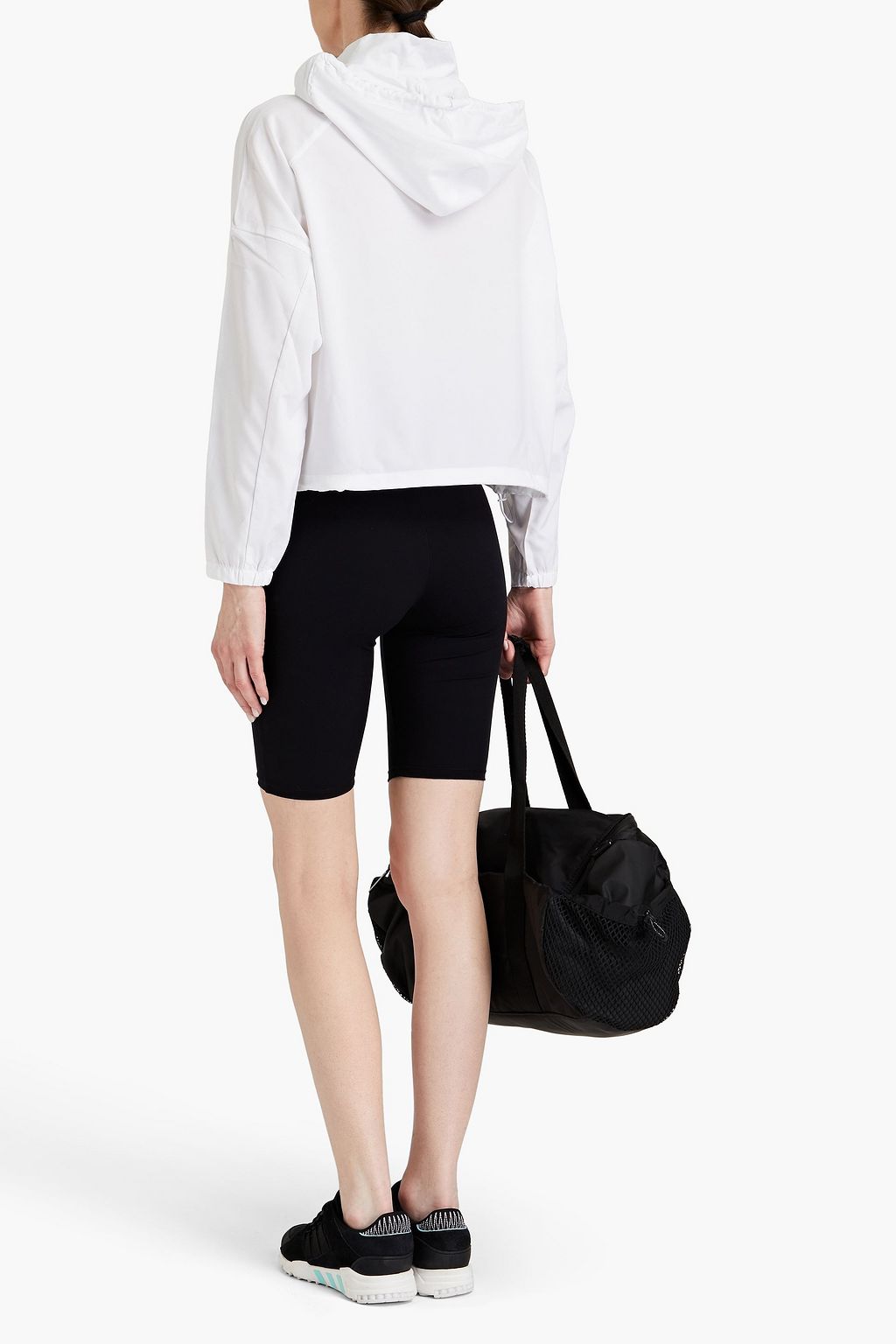 ADIDAS Printed jersey hoodie