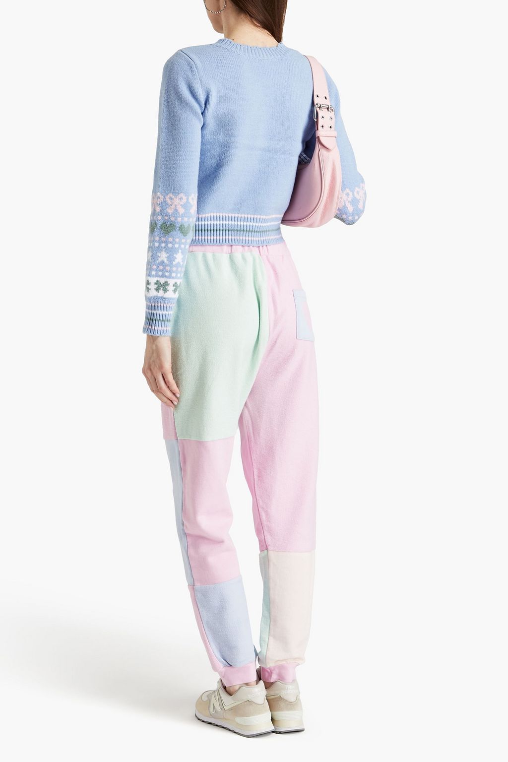 LOVESHACKFANCY Zaheer intarsia cotton-blend sweater