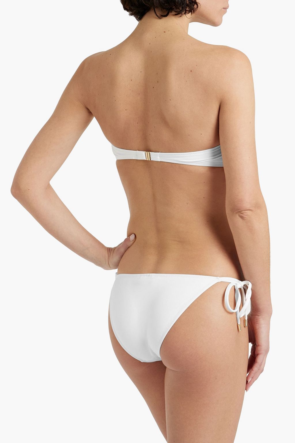 MELISSA ODABASH Florence ruched bandeau bikini top