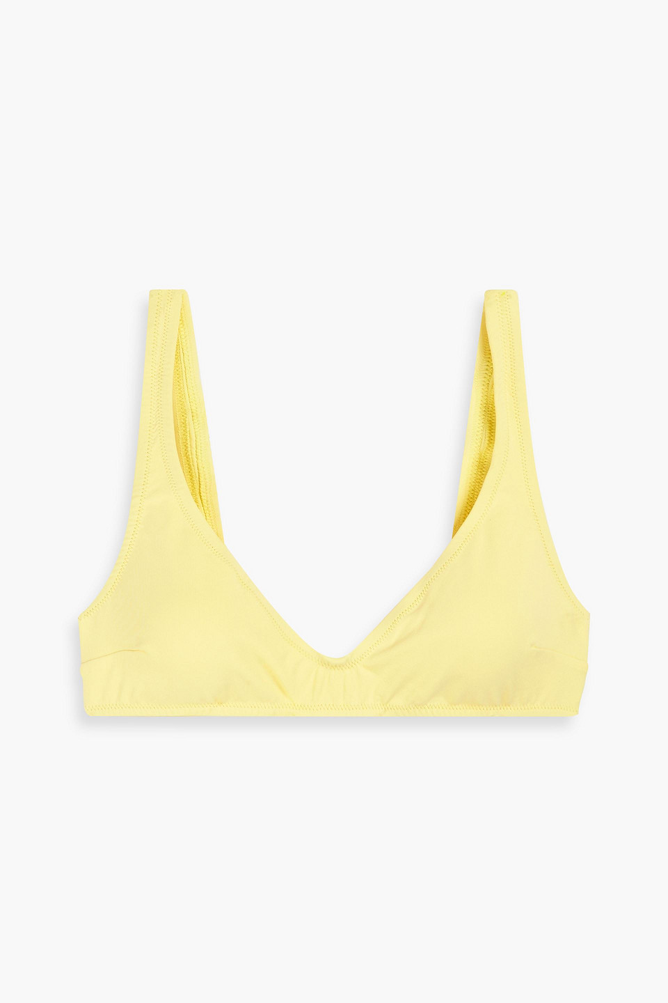 Melissa Odabash Monaco Bikini Top In Pastel Yellow