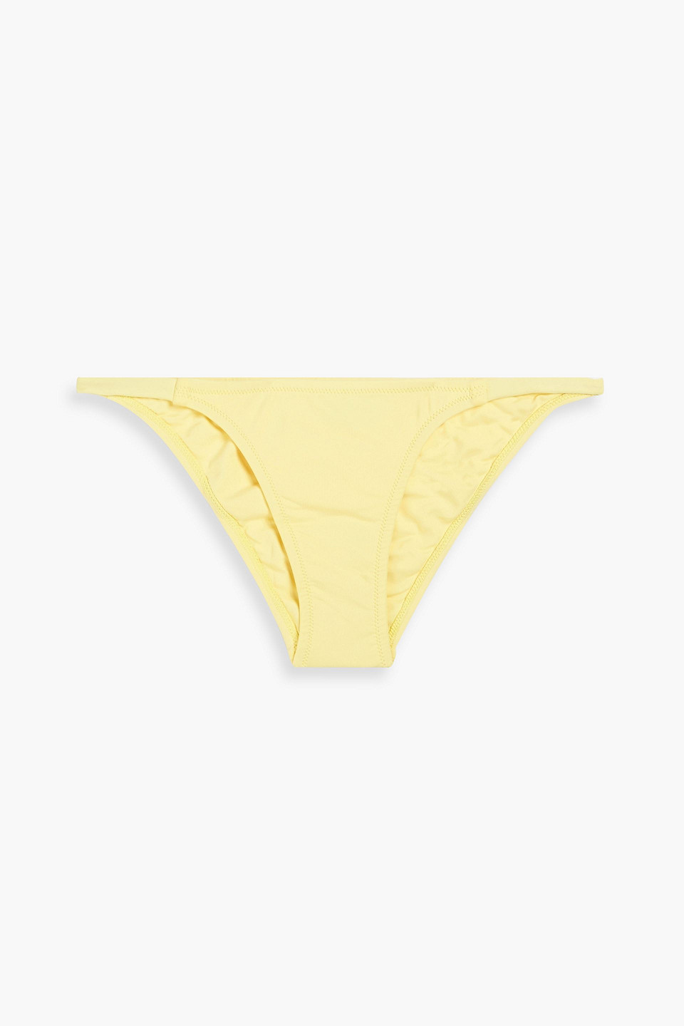 Melissa Odabash Monaco Low-rise Bikini Briefs In Pastel Yellow