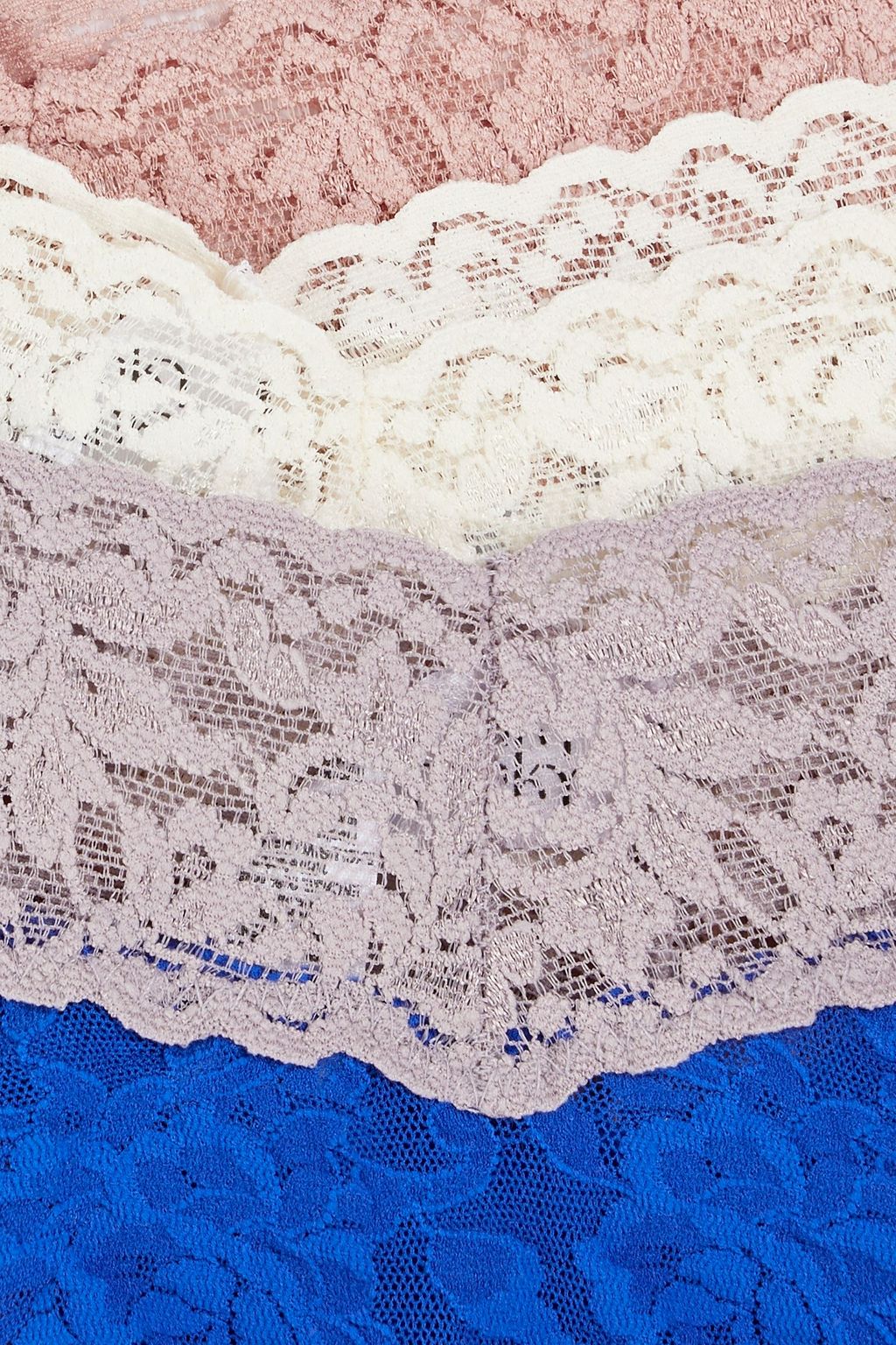 HANKY PANKY Signature set of three stretch-lace thongs