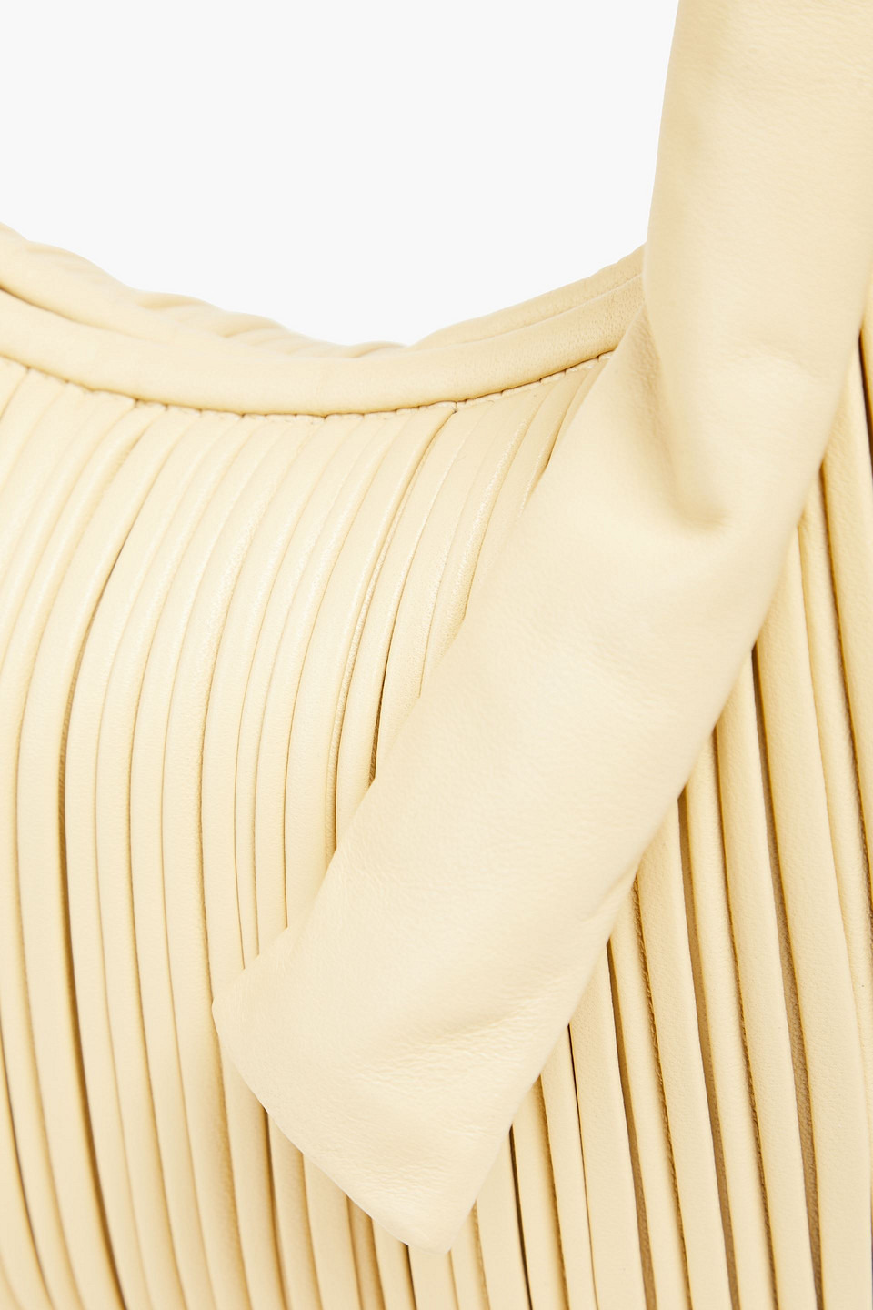 NEOUS NEPTUNE PLEATED LEATHER SHOULDER BAG