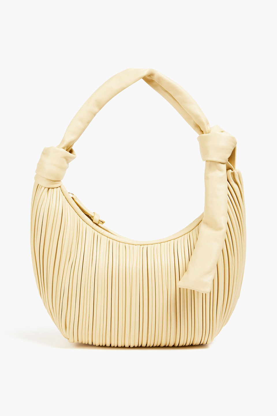 NEOUS NEPTUNE PLEATED LEATHER SHOULDER BAG