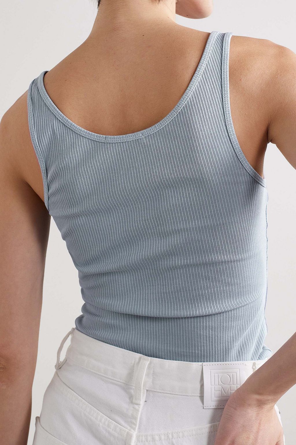 JAMES PERSE The Daily ribbed stretch-Supima cotton tank