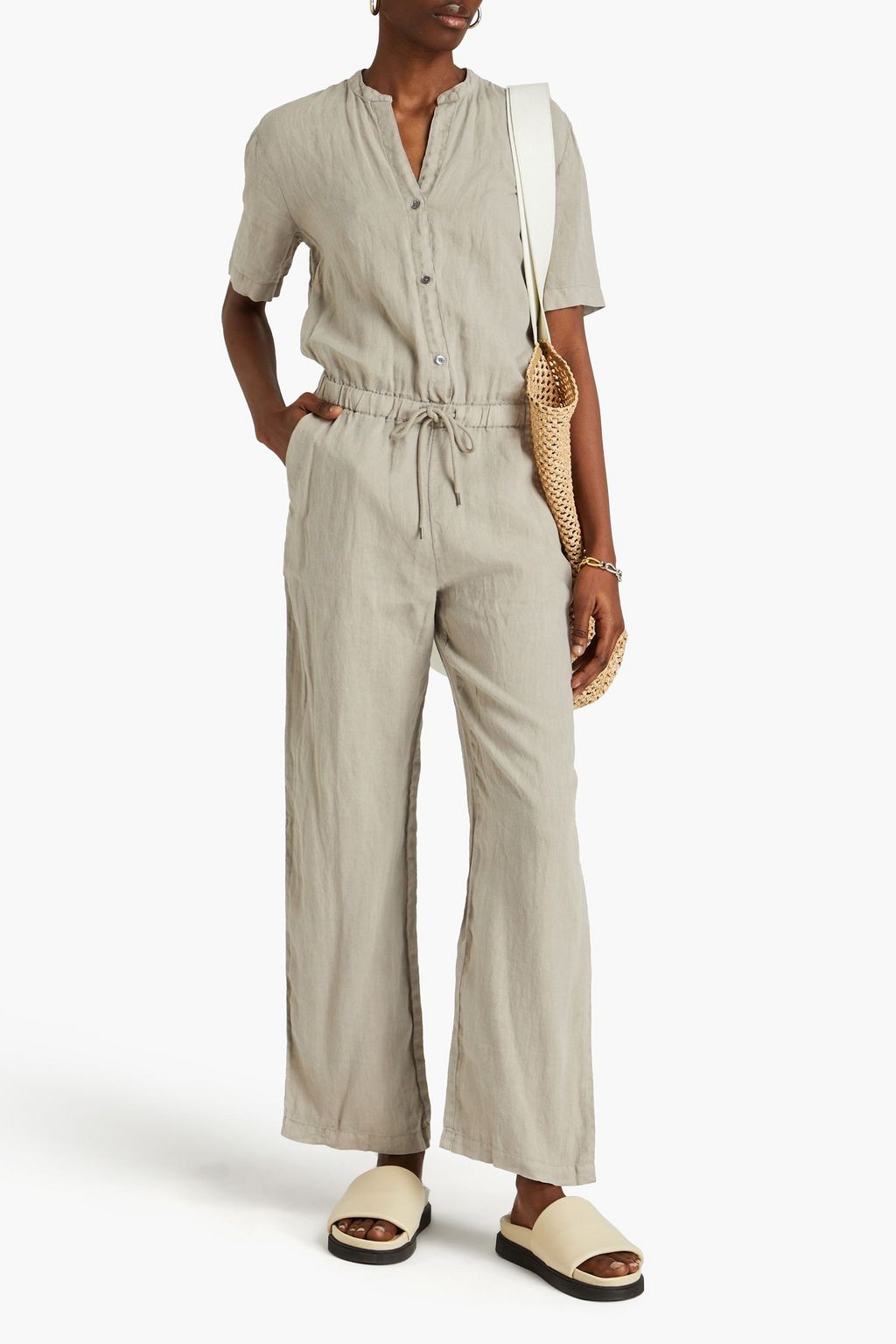 James perse canvas linen jumper outlet