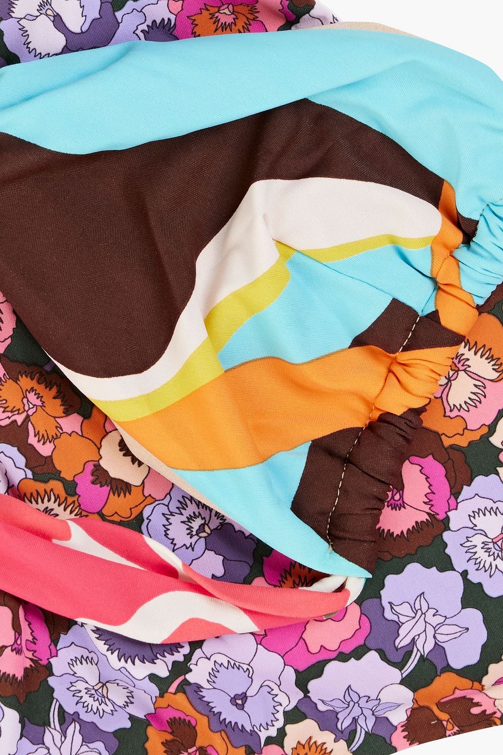 M MISSONI Knotted printed halterneck bikini