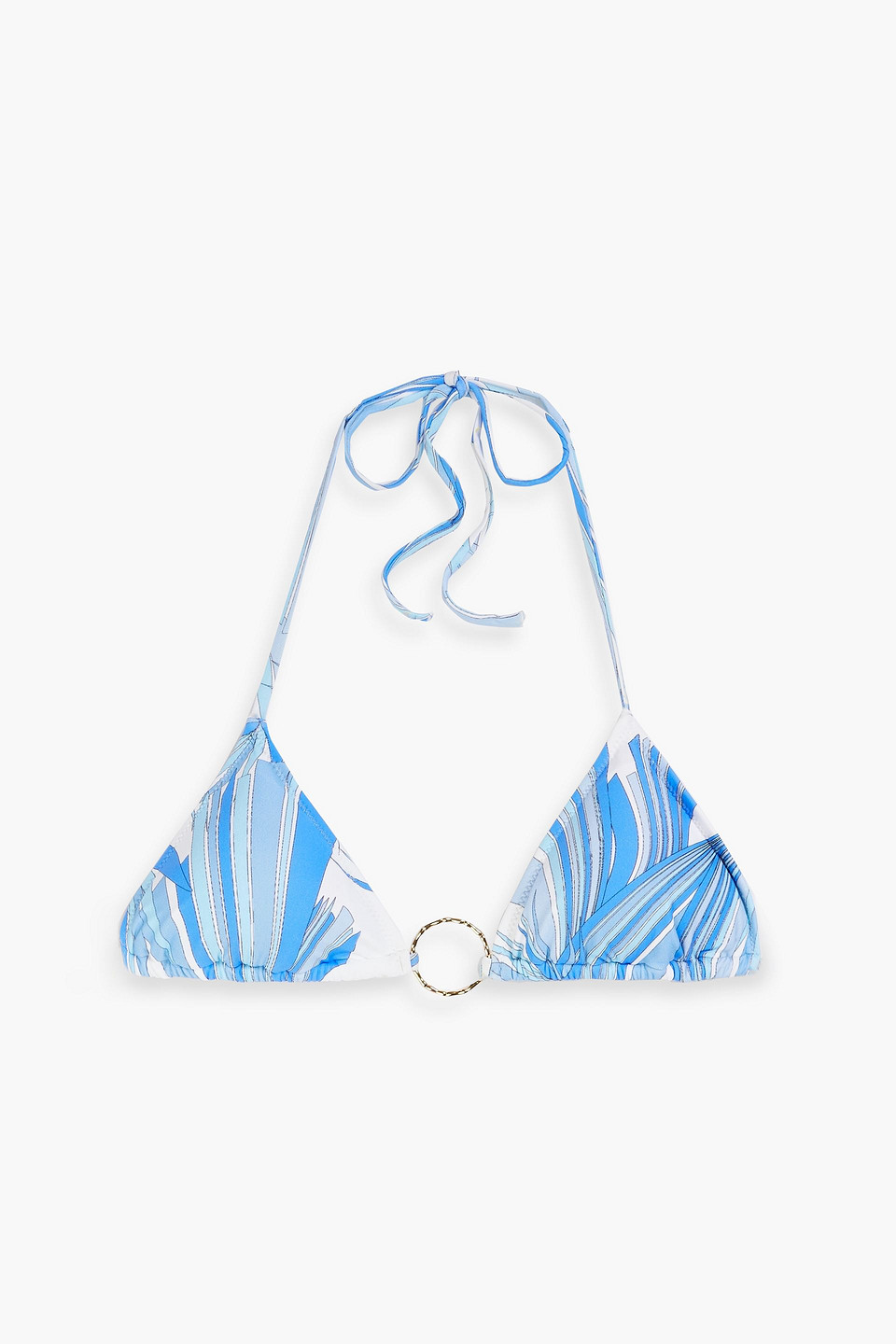 MELISSA ODABASH MIAMI PRINTED TRIANGLE BIKINI TOP 3074457345636015626