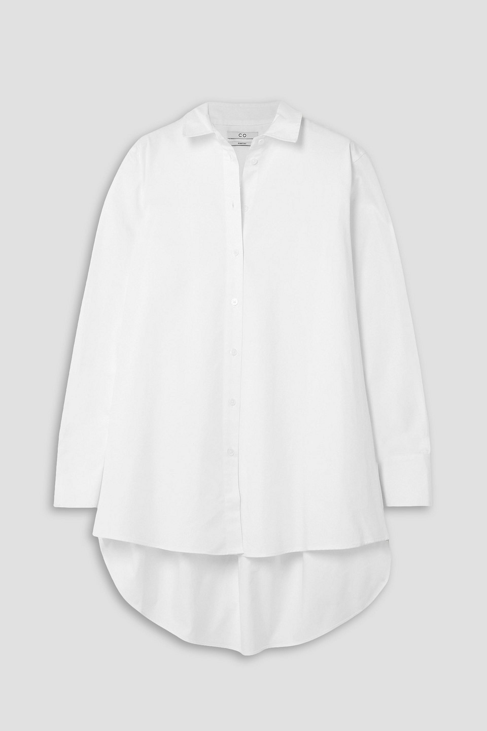 Co Tton-poplin Shirt In White