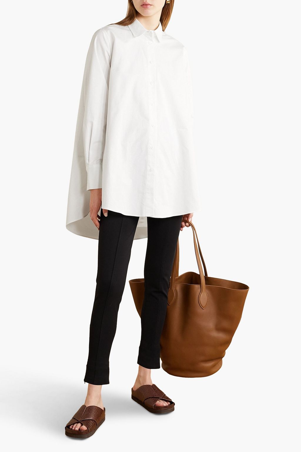 CO Cotton-poplin shirt