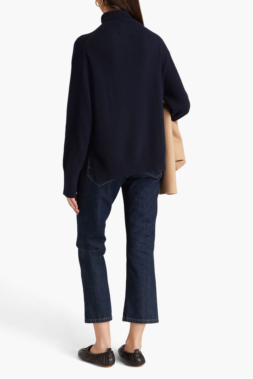 NANUSHKA Ribbed-knit turtleneck sweater
