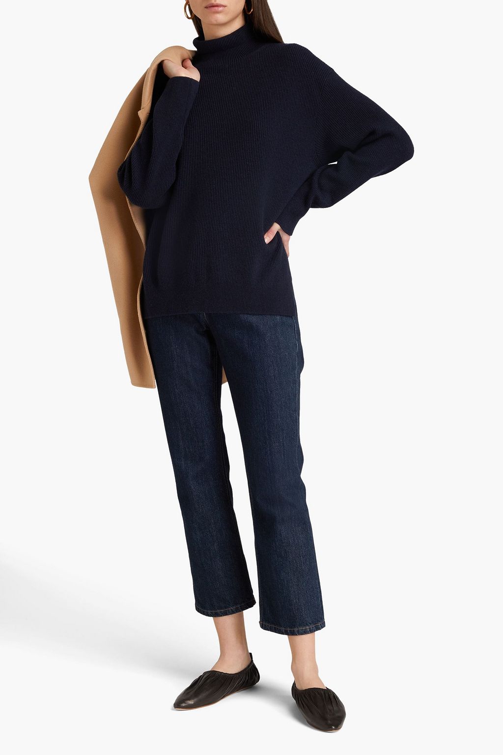 NANUSHKA Ribbed-knit turtleneck sweater