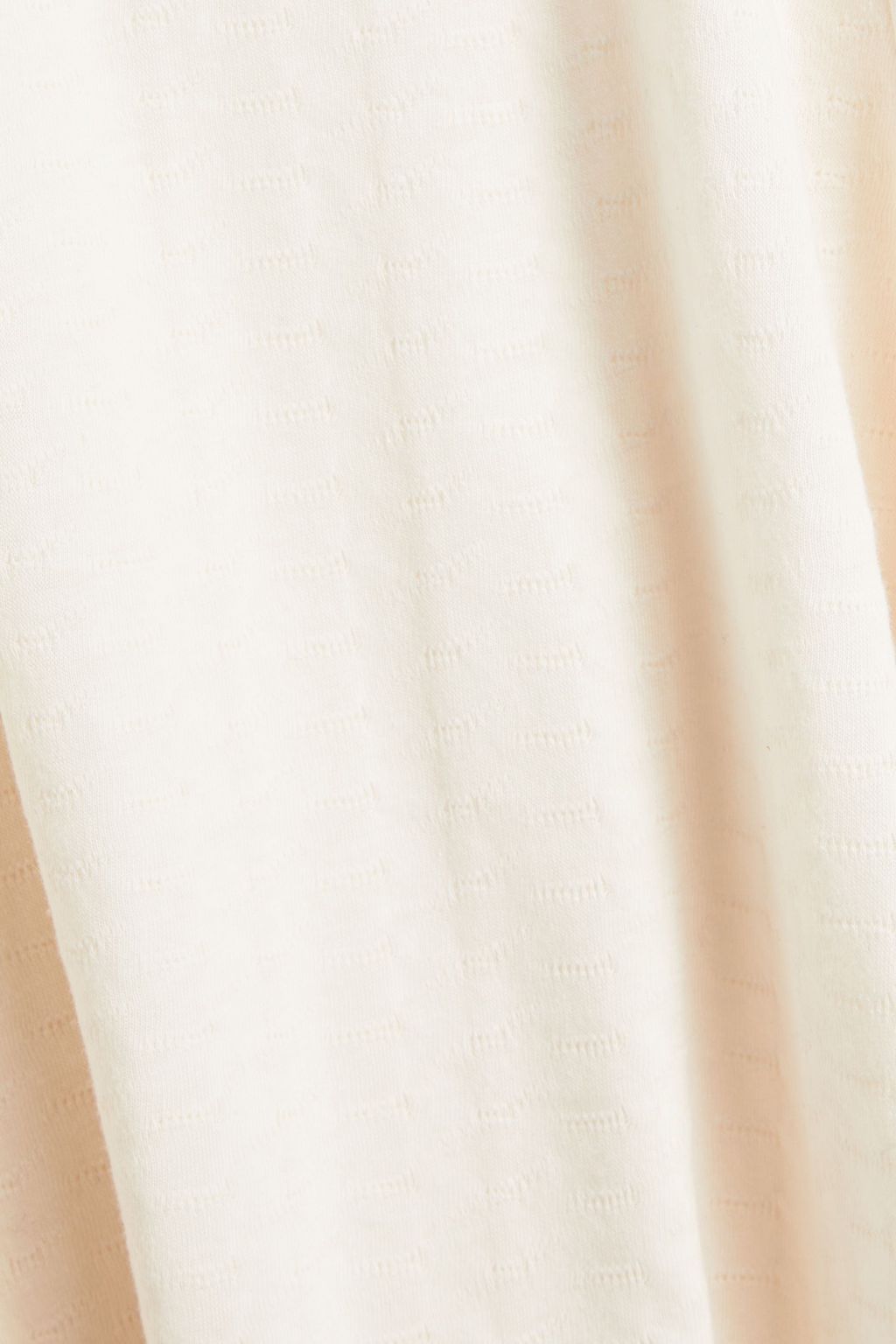 JOIE Stanton gathered pointelle-knit sweater