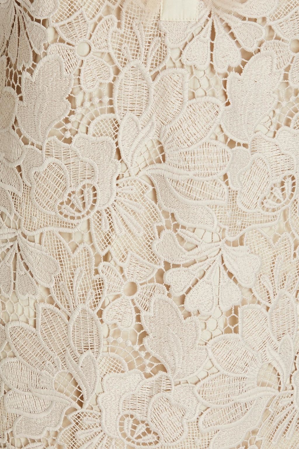 ELIE SAAB Macramé lace mini dress