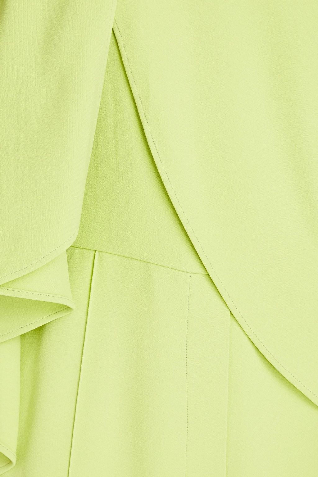 ELIE SAAB One-shoulder draped cady wide-leg jumpsuit