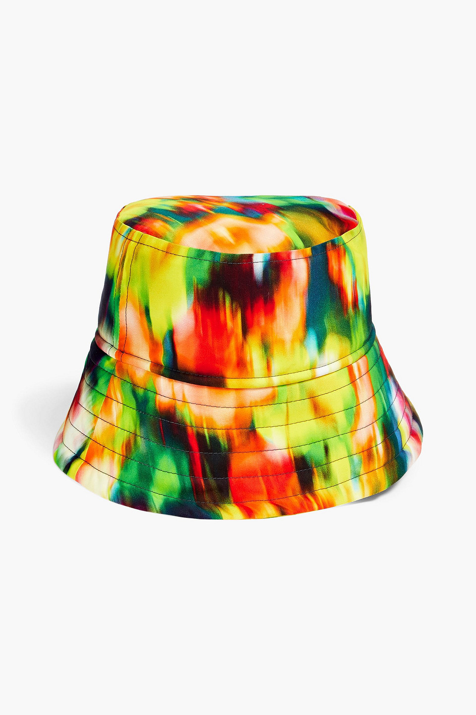 Dries Van Noten - Tie-dyed woven bucket hat - Multicolor - XS/S