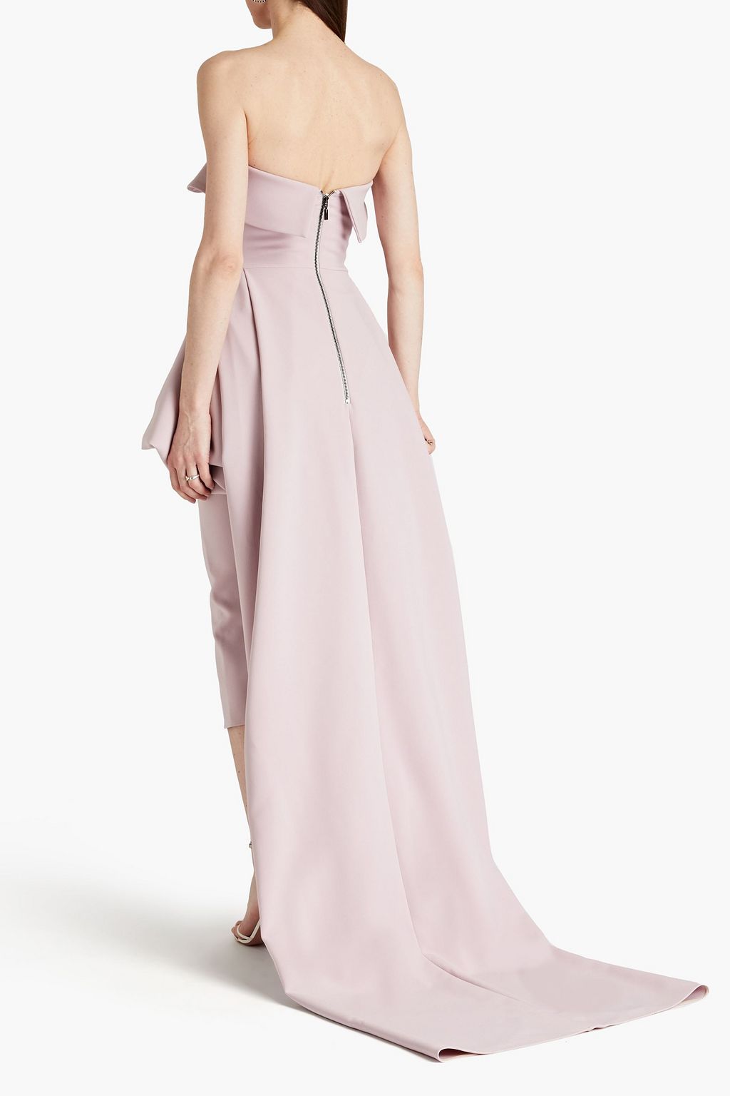 MATICEVSKI Situational layered pleated crepe gown