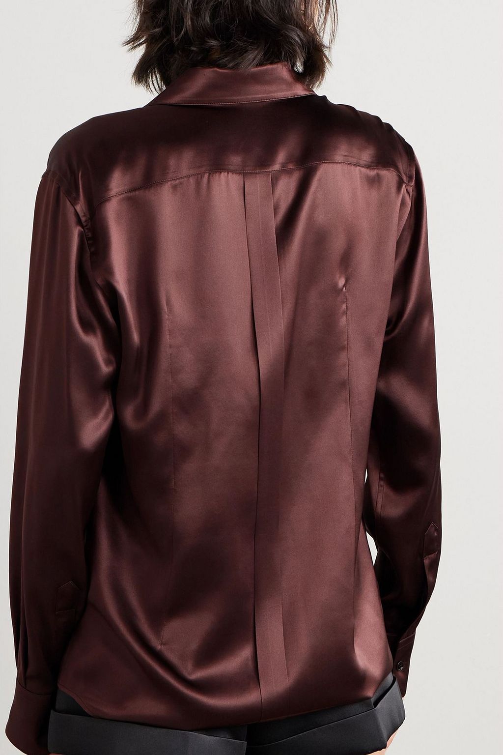 DOLCE&GABBANA Silk-satin shirt