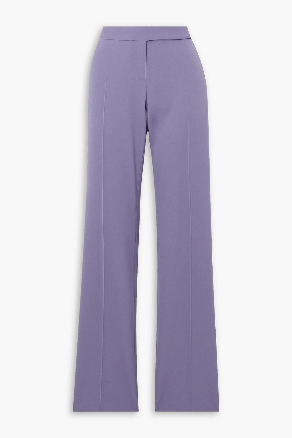 Stella Mccartney Wool-blend Twill Straight-leg Pants In Lavender