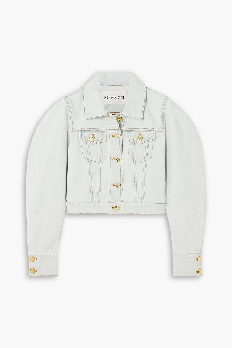 NINA RICCI CROPPED DENIM JACKET