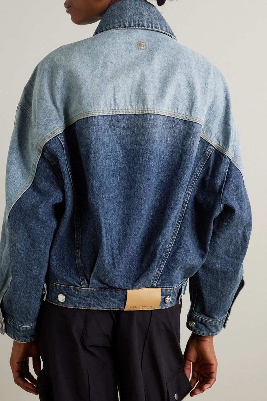 STELLA MCCARTNEY デニム ツートーン ジャケット