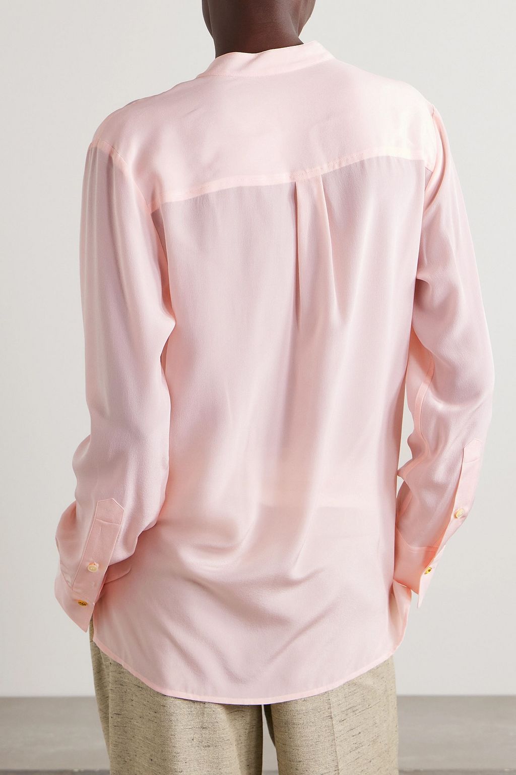 STELLA MCCARTNEY Eva silk crepe de chine blouse